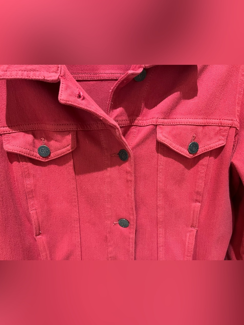 COLDWATER CREEK knit denim Jacket M - Picture 6 of 7